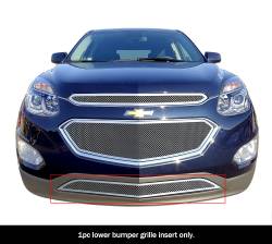 APS - APS Wire Mesh Bumper Grille Polish 16-17 Chevrolet Equinox GR03GFC71T - Image 1