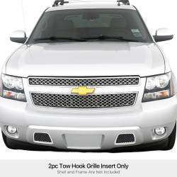 APS - APS Wire Mesh Bumper Grille Polish 07-13 Chevrolet Avalanche GR03GFD67S - Image 1