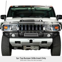 APS - APS Wire Mesh Bumper Grille Polish 03-07 Hummer H2 GR03GFE80T - Image 1