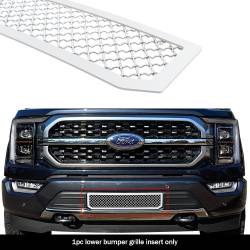 APS - APS Wire Mesh Bumper Grille Polish 21-23 Forf F150 GR06GFB34S - Image 1