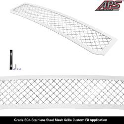 APS - APS Wire Mesh Bumper Grille Polish 21-23 Forf F150 GR06GFB34S - Image 2