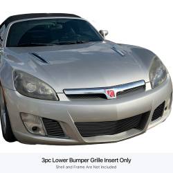 APS - APS Stainless Billet Bumper Grille Black 07-09 Saturn Sky Red Line GR19FGF20J - Image 1