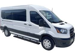APS - APS IStep 6" Running Boards Black 15-25 Ford Transit Van IB06FDJ5B - Image 2