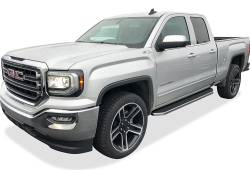APS - APS H-Series Running Boards Polish 19-25 Silverado/Sierra Double IB03RBI5Y - Image 2