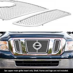 APS - APS Wire Mesh Grille Polish for 12-29 Nissan NV Van GR14GFC83T - Image 1