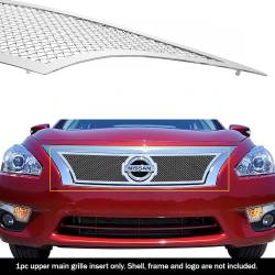 APS - APS Wire Mesh Grille Polish for 13-15 Nissan Altima GR14GFC85T - Image 1