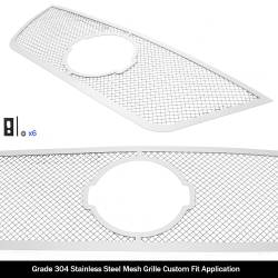 APS - APS Wire Mesh Grille Polish for 17-20 Nissan Pathfinder GR14GFC93T - Image 2