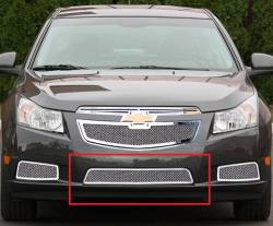 APS - APS Wire Mesh Bumper Grille Polish 11-14 Chevrolet Cruze GR03GFH41T - Image 1