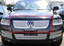 APS - APS Wire Mesh Grille Polish for 03-07 Volkswagen Touareg GR22GEE06T - Image 1