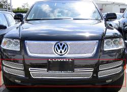 APS - APS Wire Mesh Bumper Grille Polish for 03-07 Volkswagen Touareg V6 GR22GEE13T - Image 1