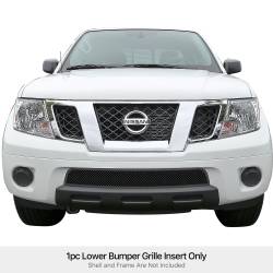 APS - APS Wire Mesh Bumper Grille Black for 09-21 Nissan Frontier GR14GFD13H - Image 1