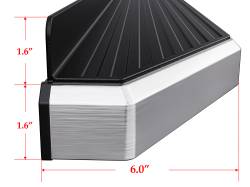 APS - APS H-Series Running Boards Polish 03-08 Honda Pilot/02-04 Acura MDX IB08PID1Y - Image 4