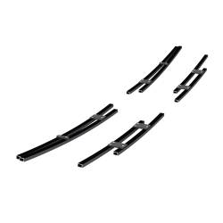APS - APS Stainless Billet Grille Black for 12-16 Hyundai Elantra GR25FFI47J - Image 3