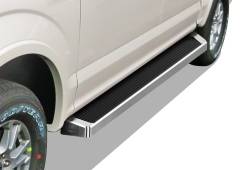 APS - APS iRunning Running Boards Polish 15-25 F150/Super Duty Crew IB06RAG5A - Image 1