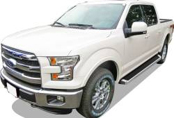 APS - APS iRunning Running Boards Polish 15-25 F150/Super Duty Crew IB06RAG5A - Image 2