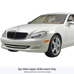 APS - APS Stainless Billet Grille Black for 07-11 Mercedes S550/S600 GR26FFE96J - Image 1