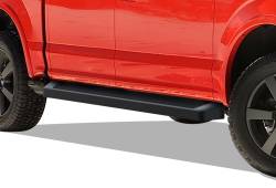 APS - APS IRunning Running Boards Black 15-25 F150/Super Duty Crew IB06RAG5B - Image 1