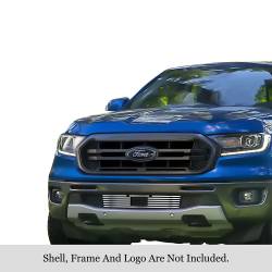 APS - APS Stainless Billet Bumper Grille Polish 19-23 Ford Ranger GR06FEA91S - Image 1