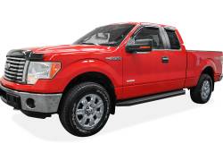APS - APS H-Series Running Boards Black 04-14 Ford F150 Extended IB06RAG6H - Image 2