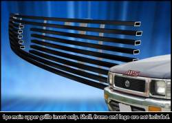 APS - APS Stainless Billet Grille Black for 92-94 Toyota Pickup 4WD GR20FEA42J - Image 1