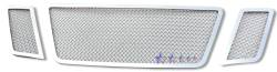 APS - APS Wire Mesh Grille Polish for 08-12 Nissan Pathfinder GR14GFE23T - Image 2
