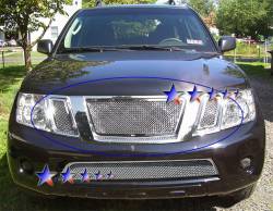 APS - APS Wire Mesh Grille Polish for 08-12 Nissan Pathfinder GR14GFE23T - Image 1