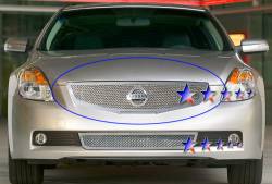 APS - APS Wire Mesh Grille Polish for 07-09 Altima Coupe GR14GFE66T - Image 1