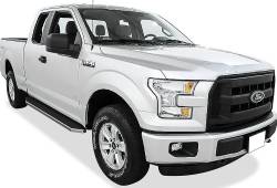 APS - APS H-Series Running Boards Polish 15-25 F150/17-25 Super Duty Ext IB06RAH8Y - Image 2