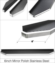 APS - APS H-Series Running Boards Polish 07-10 Acura MDX IB08RAD1Y - Image 3