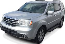APS - APS H-Series Running Boards Black 09-15 Honda Pilot/09-13 Acura MDX IB08RIG0H - Image 2