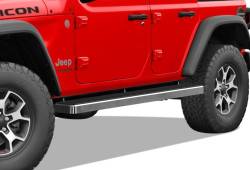APS - APS IStep 5" Running Boards Brushed for 18-25 Wrangler JL 4DR IB10EAA1A - Image 1