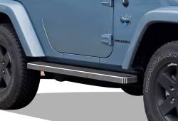 APS - APS IStep 5" Running Boards Brushed for 07-18 Wrangler JK 2DR IB10EAJ6A - Image 1