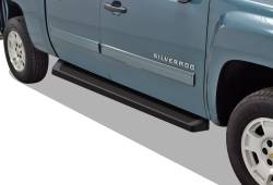 APS - APS IRunning IB03RJJ1B Running Boards Black for 99-06 Silverado/Sierra Crew - Image 1