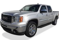 APS - APS H-Series Running Boards Black 99-06 Silverado/Sierra Crew IB03RJJ1H - Image 2