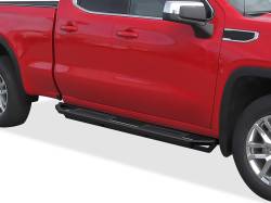 APS - APS Truck Armor Running Boards Black 19-25 Silverado/Sierra Double IA03SBI5B - Image 1