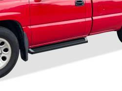 APS - APS IRunning Running Boards Black 99-06 Silverado/Sierra Reg IB03RJJ7B - Image 1