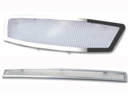 APS - APS Wire Mesh Grille Polish for 03-05 Infiniti FX35/FX45 GR14GGH77T - Image 2