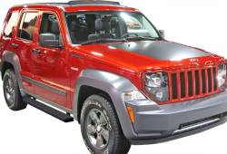 APS - APS IStep 5" Running Boards Black for 08-13 Jeep Liberty IB10EBA9B - Image 2