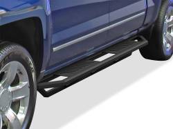 APS - APS Truck Armor Running Boards Black 07-18 Silverado/Sierra Crew IA03SJG1B - Image 1