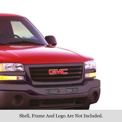 APS - APS Stainless Billet Bumper Grille Polish 03-06 GMC Sierra 1500 GR07HED72S - Image 1