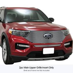 APS - APS Stainless Billet Grille Polish 20-24 Ford Explorer ST/Line GR06FEB85S - Image 1