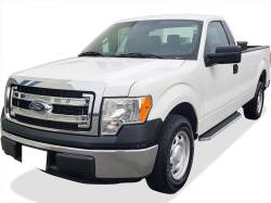 APS - APS H-Series Running Boards Polish 09-14 Ford F150 Regular IB06RBA2Y - Image 2