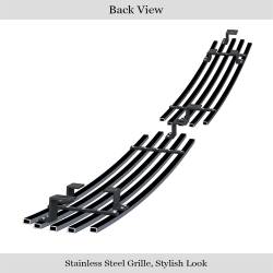 APS - APS Stainless Billet Bumper Grille Black for 95-97 Nissan Hardbody GR14HEA17J - Image 3