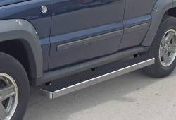 APS - APS IStep 5" Running Boards Brushed for 02-07 Jeep Liberty IB10EJH1A - Image 1