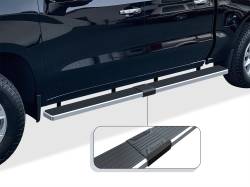 APS - APS IStep W2W 6" Running Boards Brushed Silverado/Sierra Crew IB03SAG1SA - Image 1