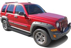 APS - APS IStep 5" Running Boards Black for 02-07 Jeep Liberty IB10EJH1B - Image 2