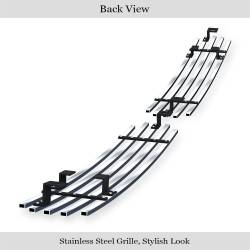 APS - APS Stainless Billet Bumper Grille Polish for 95-97 Nissan Hardbody GR14HEA17S - Image 3