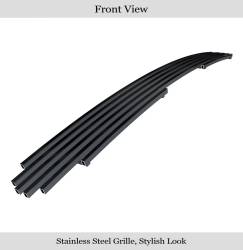 APS - APS Stainless Billet Bumper Grille Black for 01-04 Toyota Tacoma GR20FED38J - Image 2