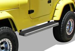 APS - APS IStep 5" Running Boards Brushed for 87-06 Wrangler YJ/TJ IB10EJH4A - Image 1
