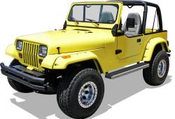 APS - APS IStep 5" Running Boards Brushed for 87-06 Wrangler YJ/TJ IB10EJH4A - Image 2
